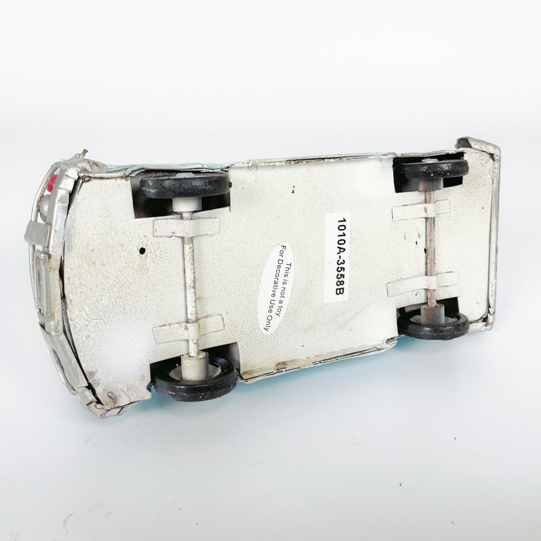 Vintage Mini Bus Model with Surfboard