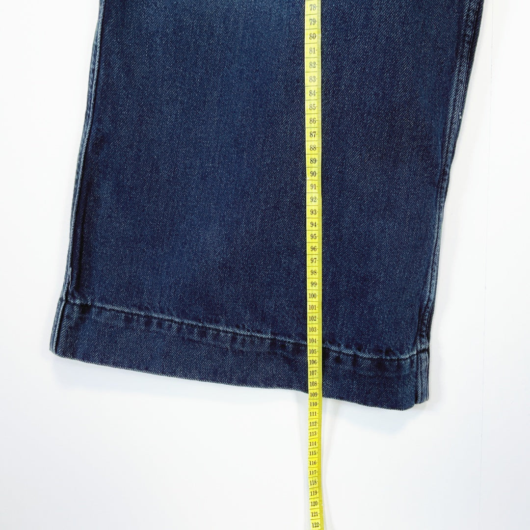 ZARA Wide Leg Blue Denim Jeans – Size EUR 40
