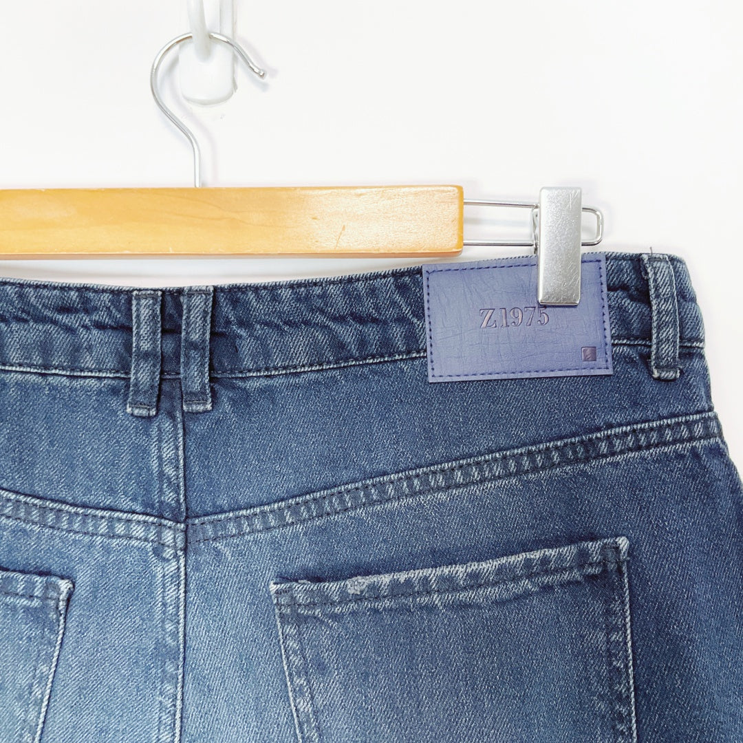 ZARA Wide Leg Blue Denim Jeans – Size EUR 40