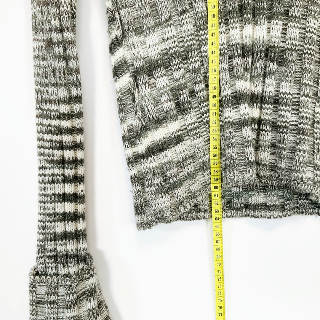 MAX Wool Blend Ribbed Knit Top – Size S
