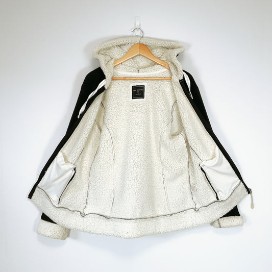 Real Clothing Sherpa Lined Hoodie Jacket – Size L