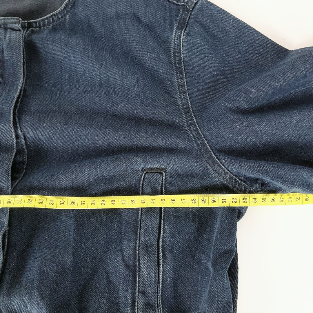 ZARA Cropped Denim Jacket – Size EUR M