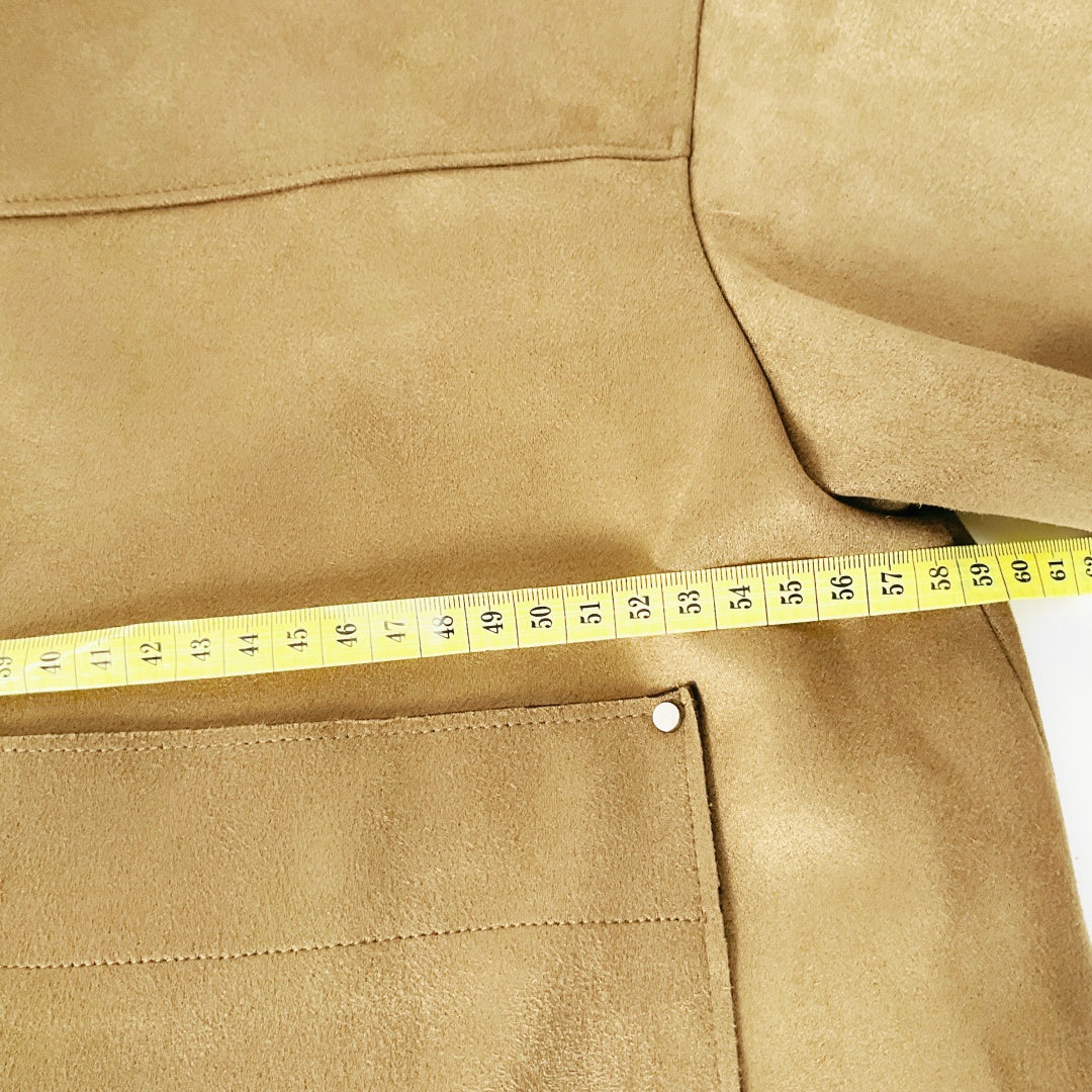 ZARA Cropped Brown Jacket – Size EUR L