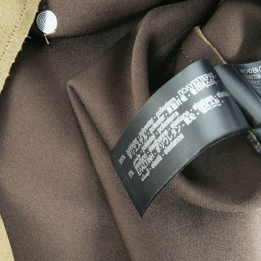 ZARA Cropped Brown Jacket – Size EUR L