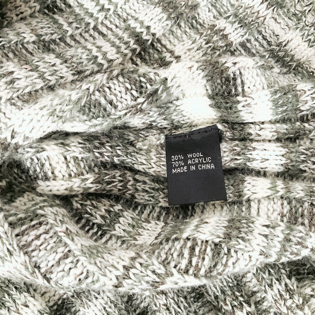 MAX Wool Blend Ribbed Knit Top – Size S