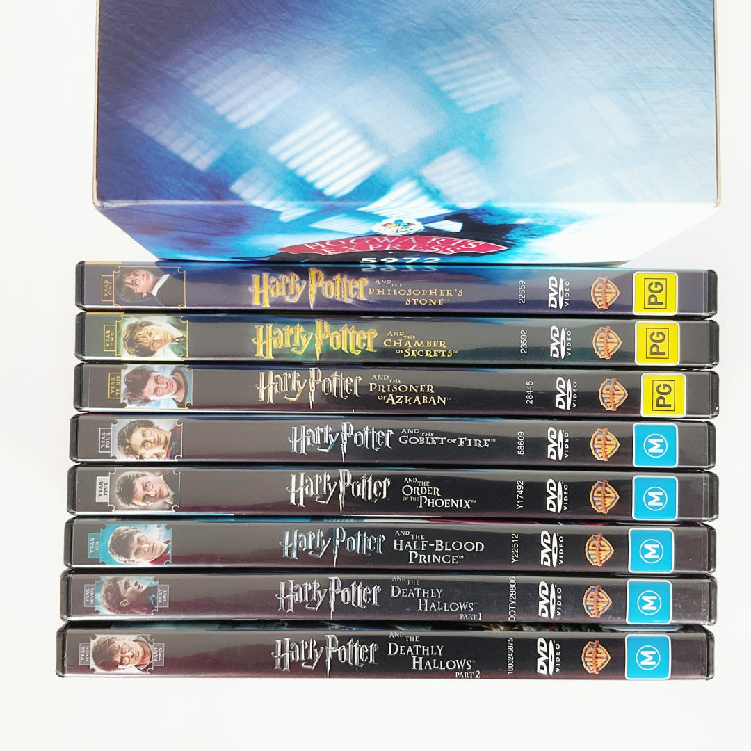 Harry Potter Complete 8 Film DVD Box Set – SPCA Op Shops
