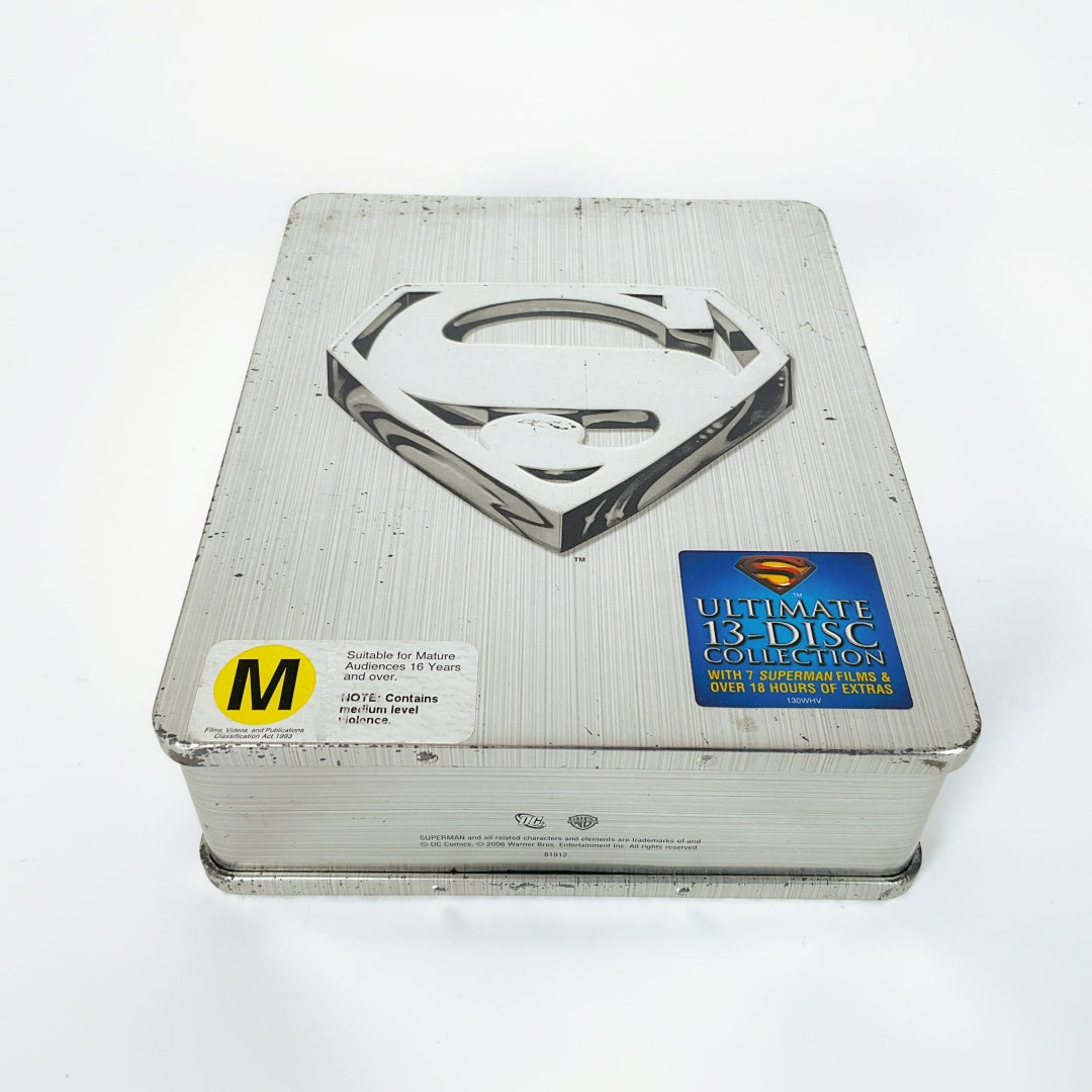 Superman Ultimate 13 Disc DVD Collection Tin Box Set