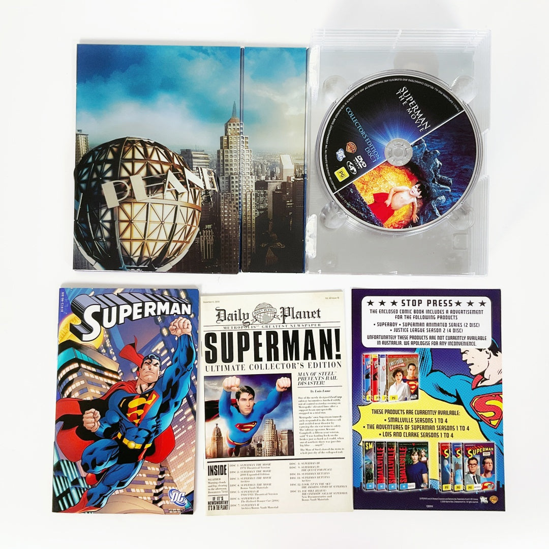 Superman Ultimate 13 Disc DVD Collection Tin Box Set