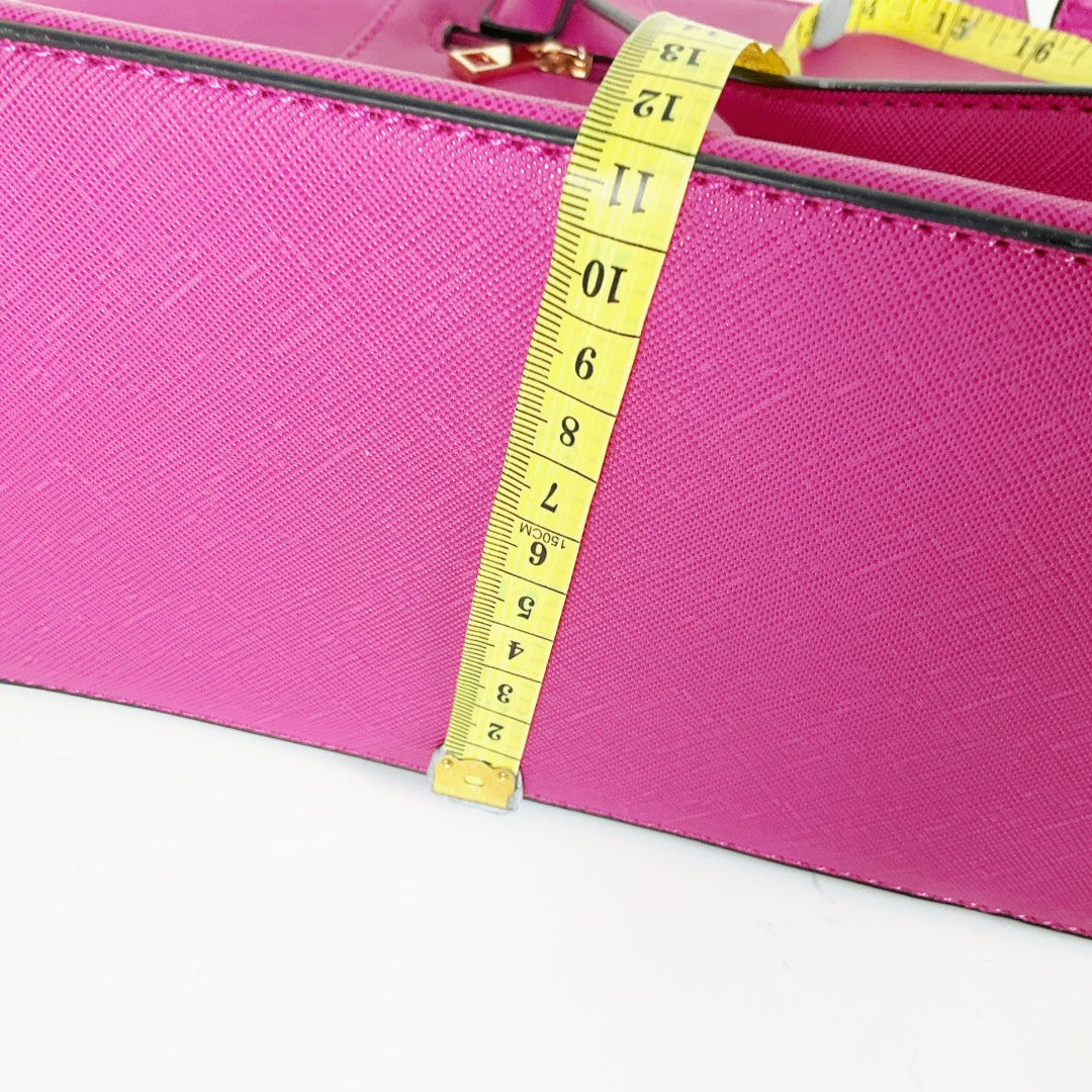 FOSCHINI Pink Tote Bag – Large Everyday Handbag