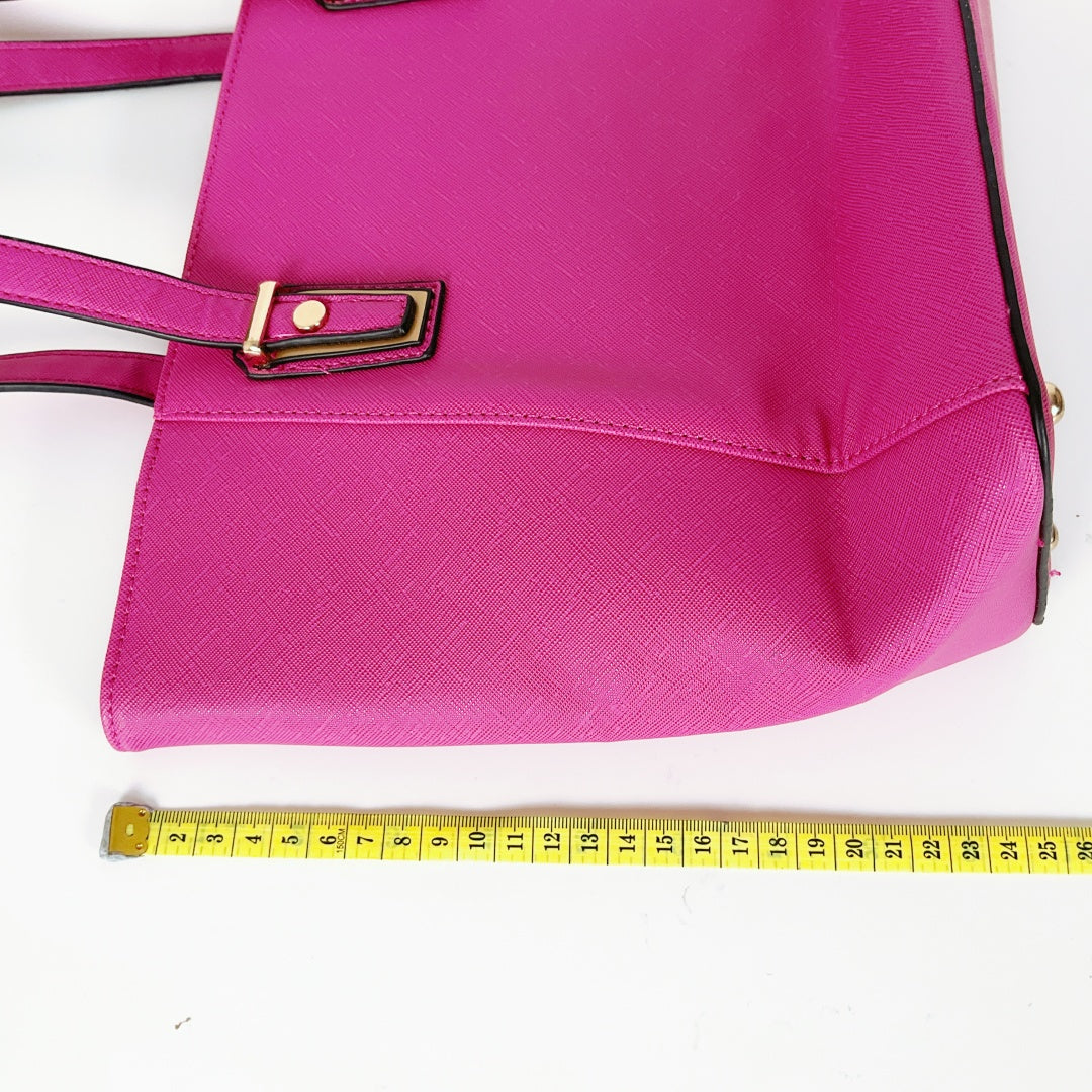 FOSCHINI Pink Tote Bag – Large Everyday Handbag