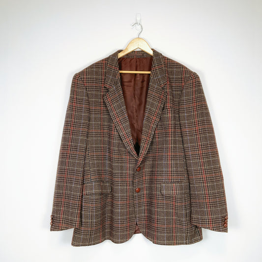 Gerald Austin Vintage Check Blazer – Size 48