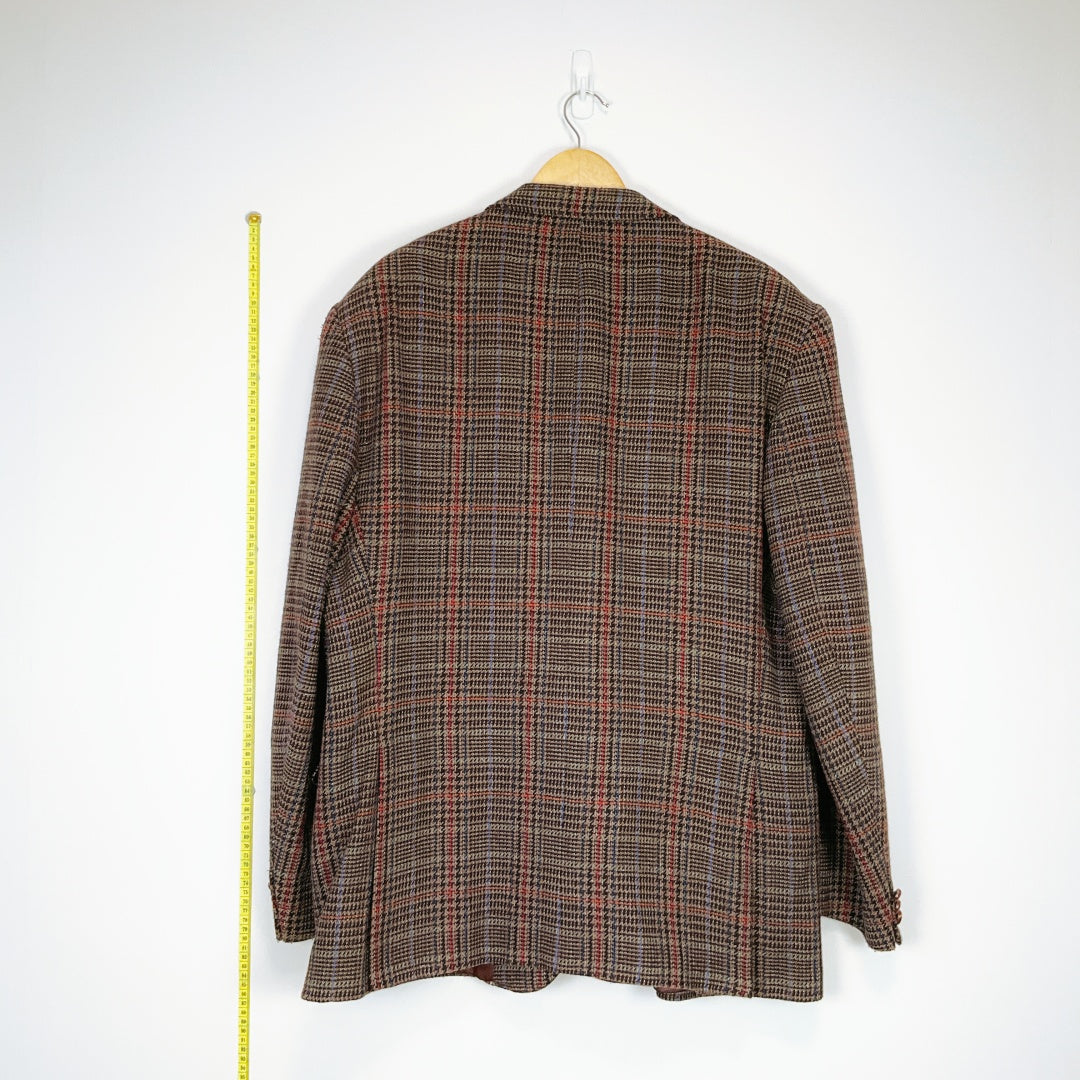 Gerald Austin Vintage Check Blazer – Size 48