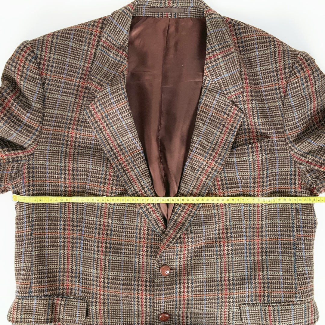 Gerald Austin Vintage Check Blazer – Size 48