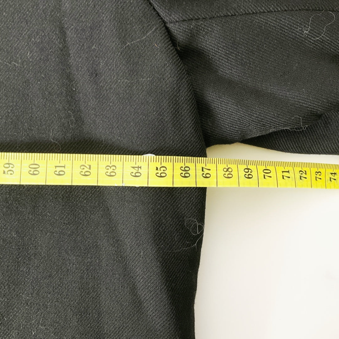 KINGS ROAD Long Black Coat – Size 100cm (XL/XXL)