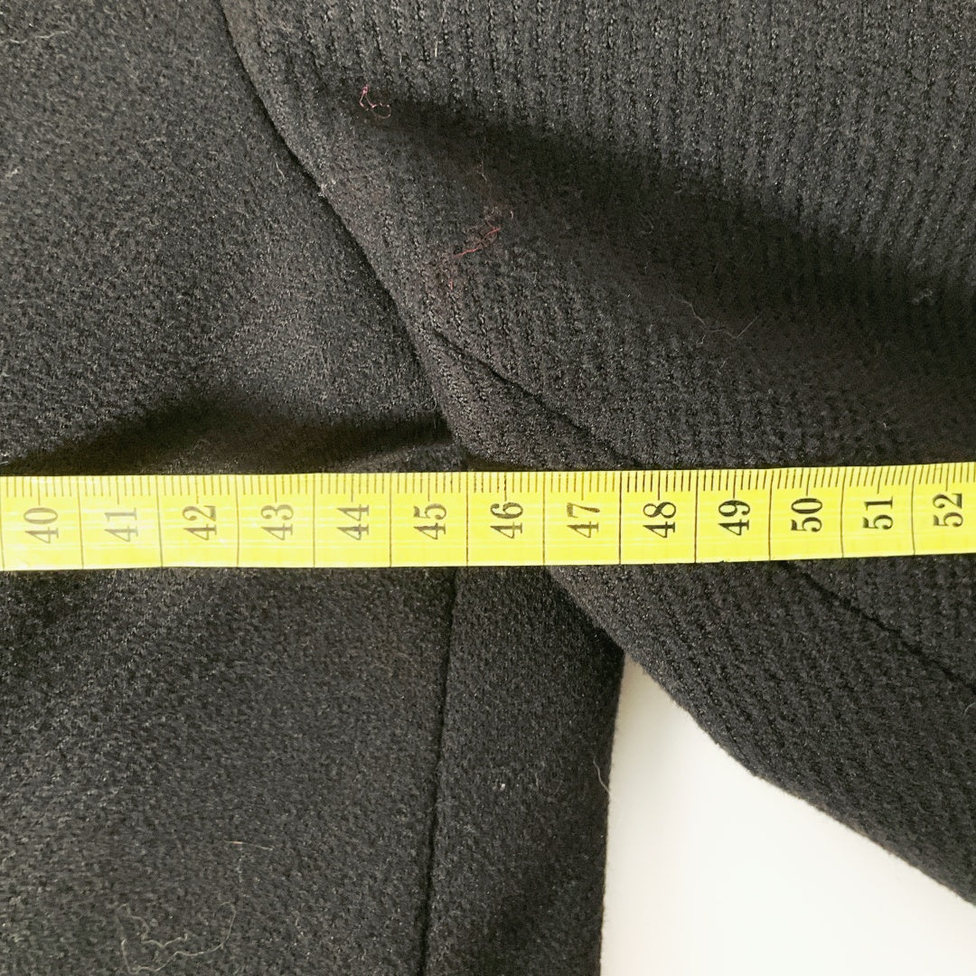 DOUBLE Black Coat – Size 8 (Approx S/M)