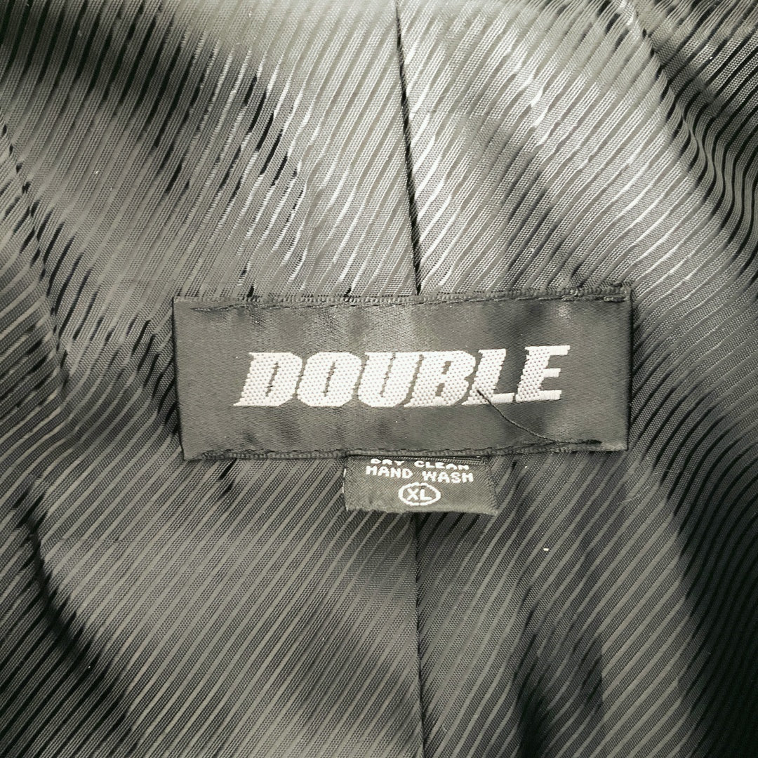 DOUBLE Black Coat – Size 8 (Approx S/M)