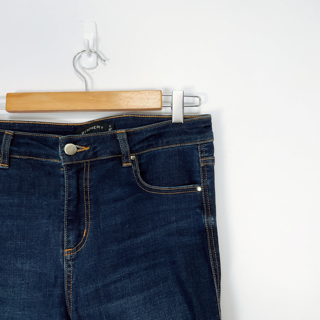 Zara - Blue Straight Leg Jeans