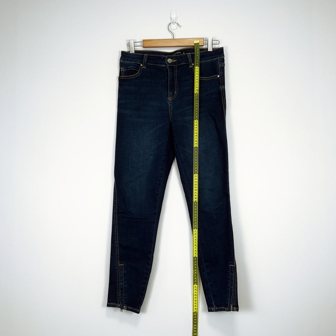 Zara - Blue Straight Leg Jeans