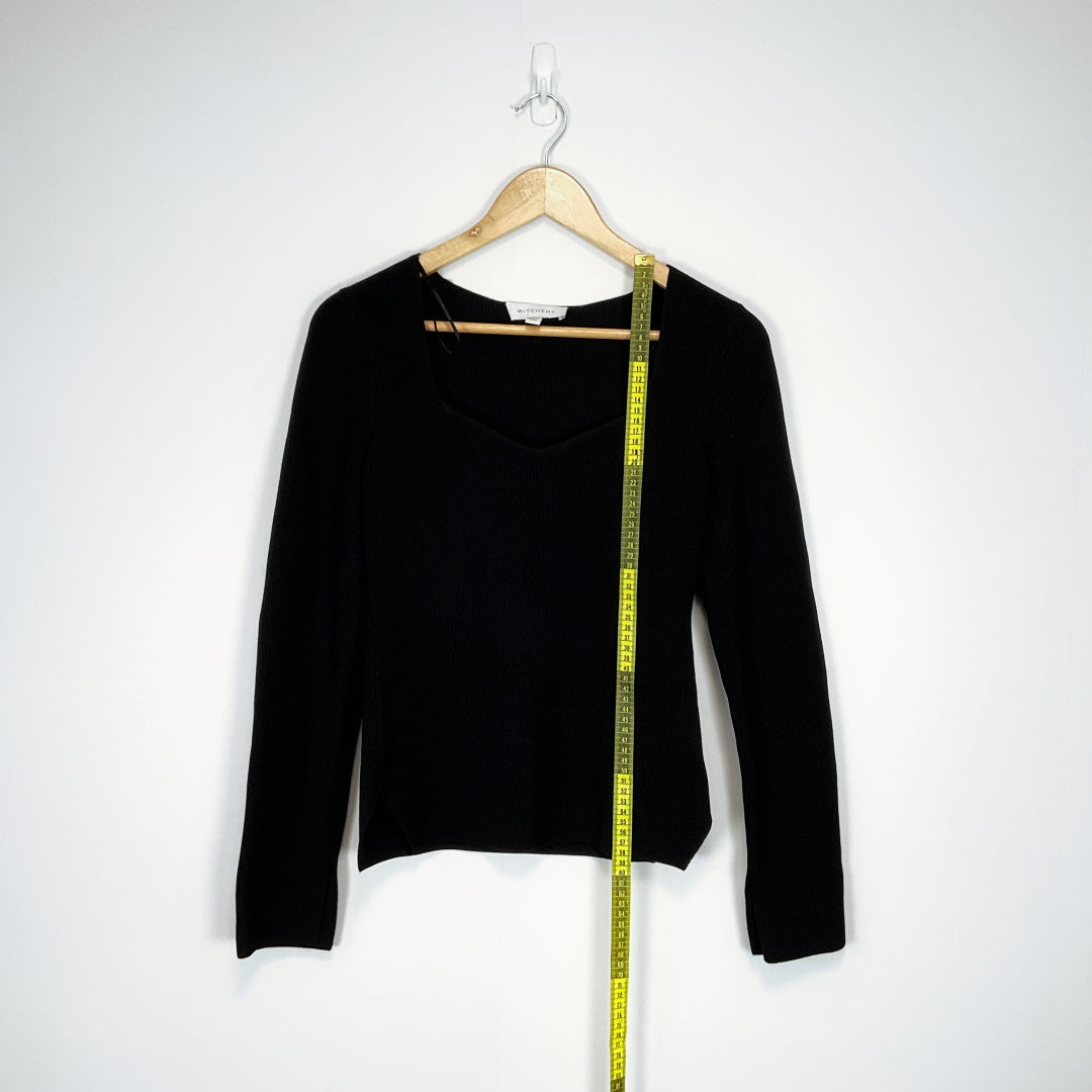 Witchery - Black Square Neck Top