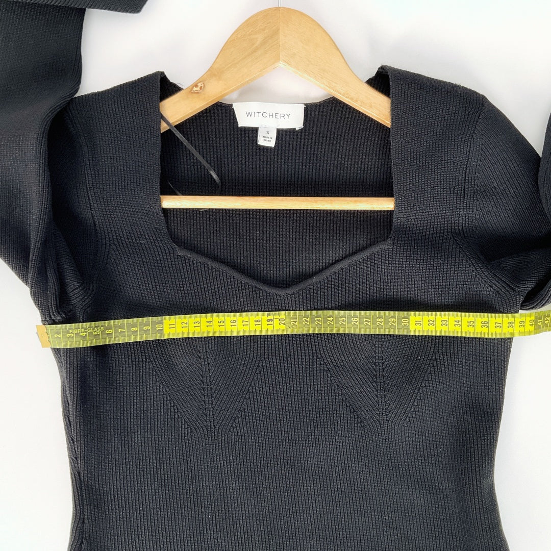 Witchery - Black Square Neck Top