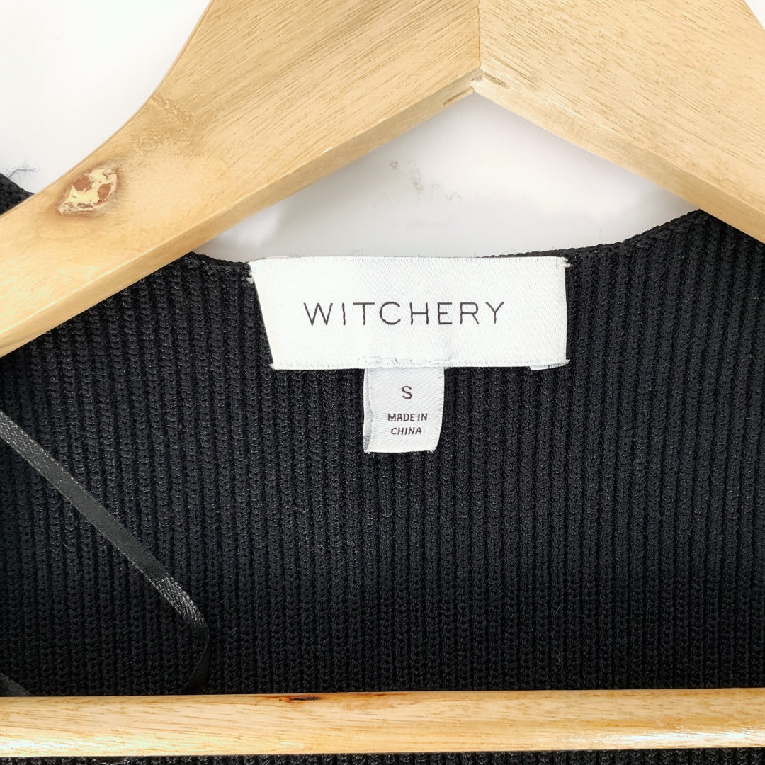 Witchery - Black Square Neck Top