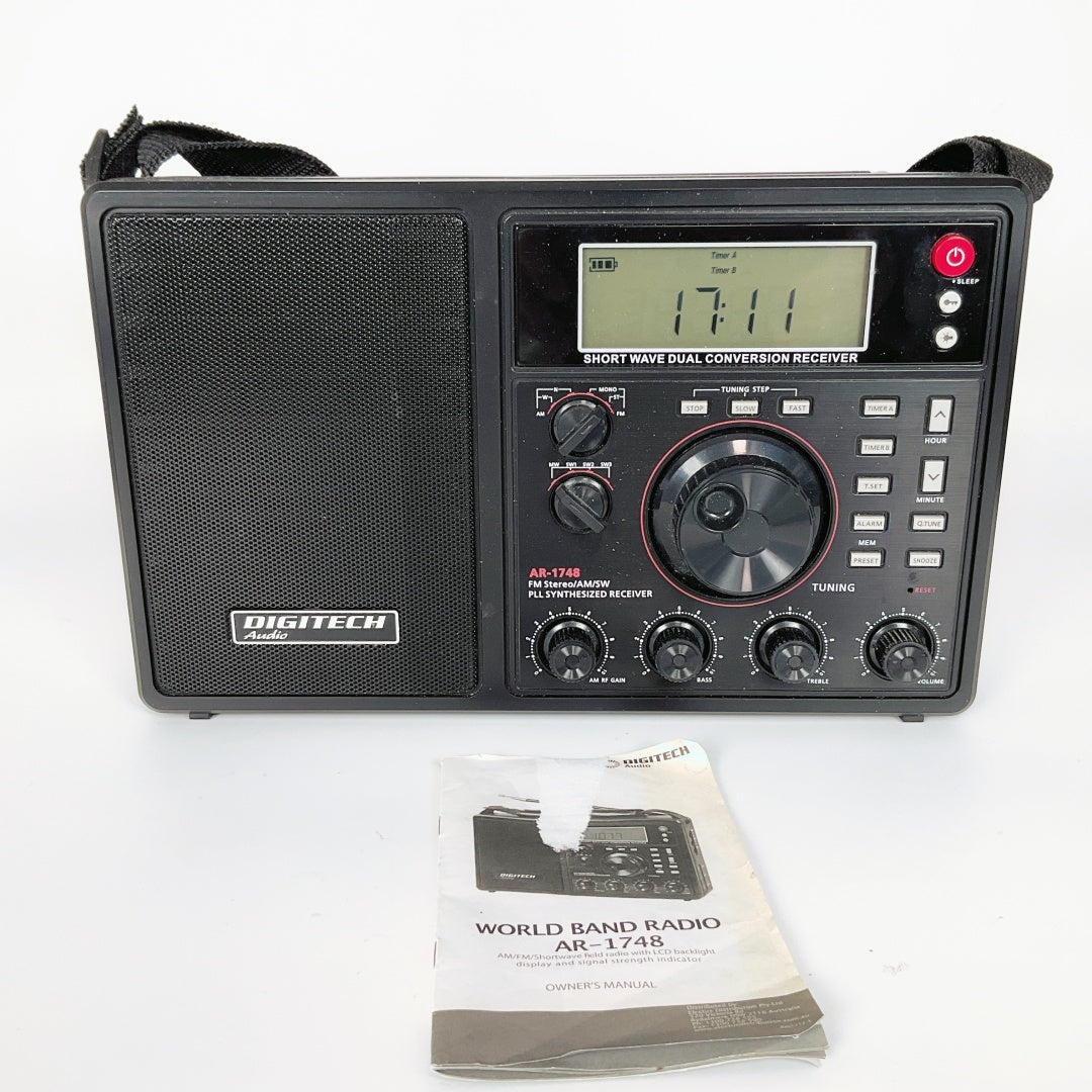 DIGITECH AR-1748 World Band Radio – New Batteries Included