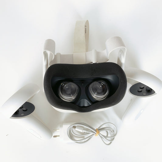 Meta Quest 2 128GB VR Headset – 2 Controllers + Charger