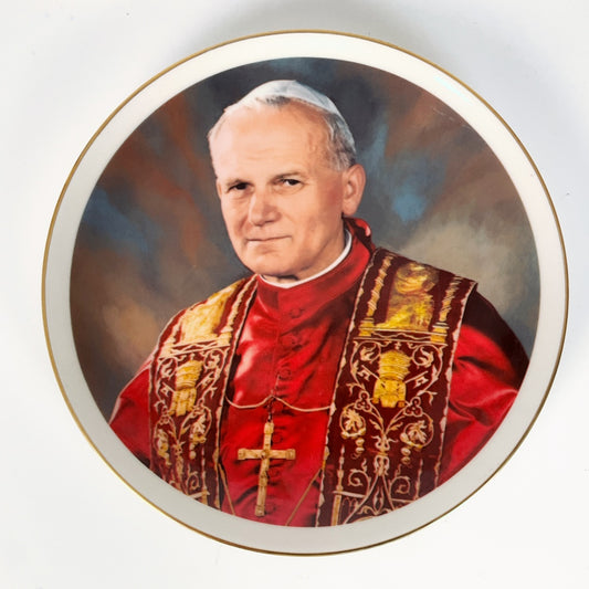 Pope John Paul II Aotearoa Tour 1986 Limited Edition Plate – Signed, No. 212/2500