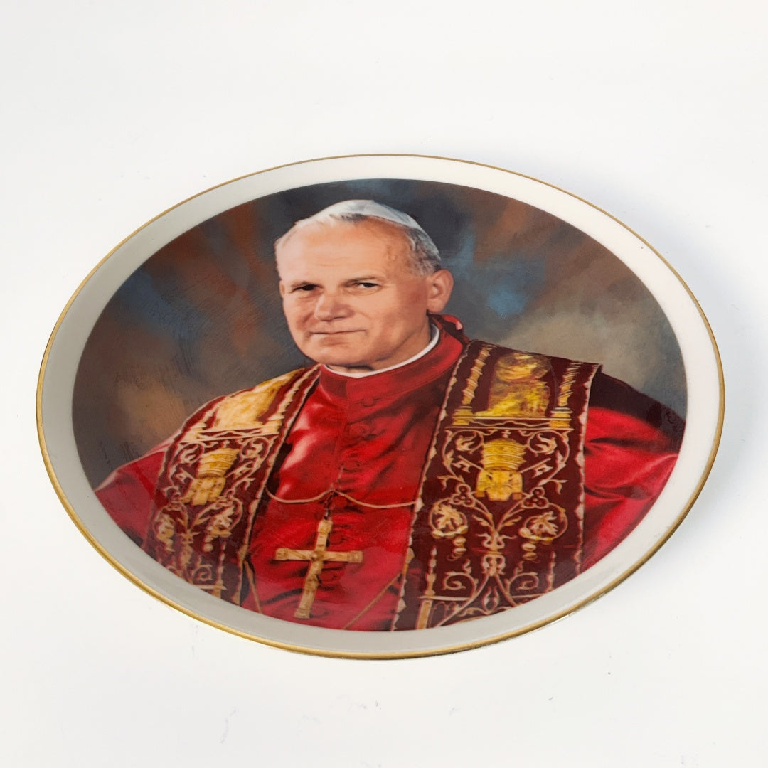 Pope John Paul II Aotearoa Tour 1986 Limited Edition Plate – Signed, No. 212/2500