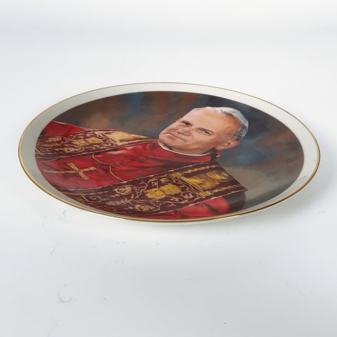 Pope John Paul II Aotearoa Tour 1986 Limited Edition Plate – Signed, No. 212/2500
