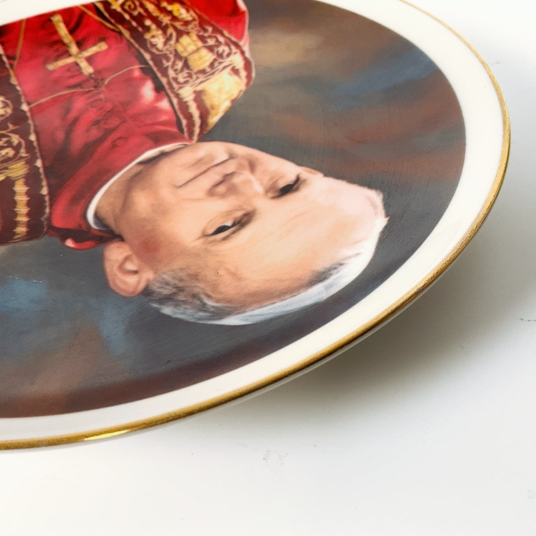 Pope John Paul II Aotearoa Tour 1986 Limited Edition Plate – Signed, No. 212/2500