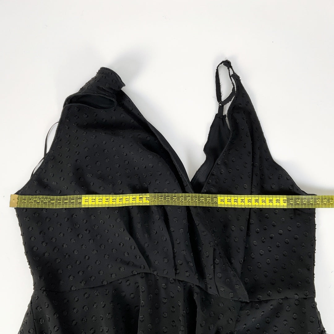 Lioness - Black Sheer Wrap Dress