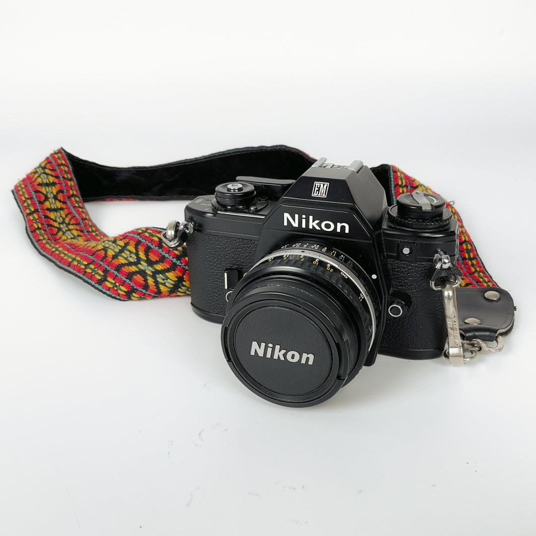 Nikon EM 35mm Film Camera + Nikon Series E 50mm f/1.8 Lens