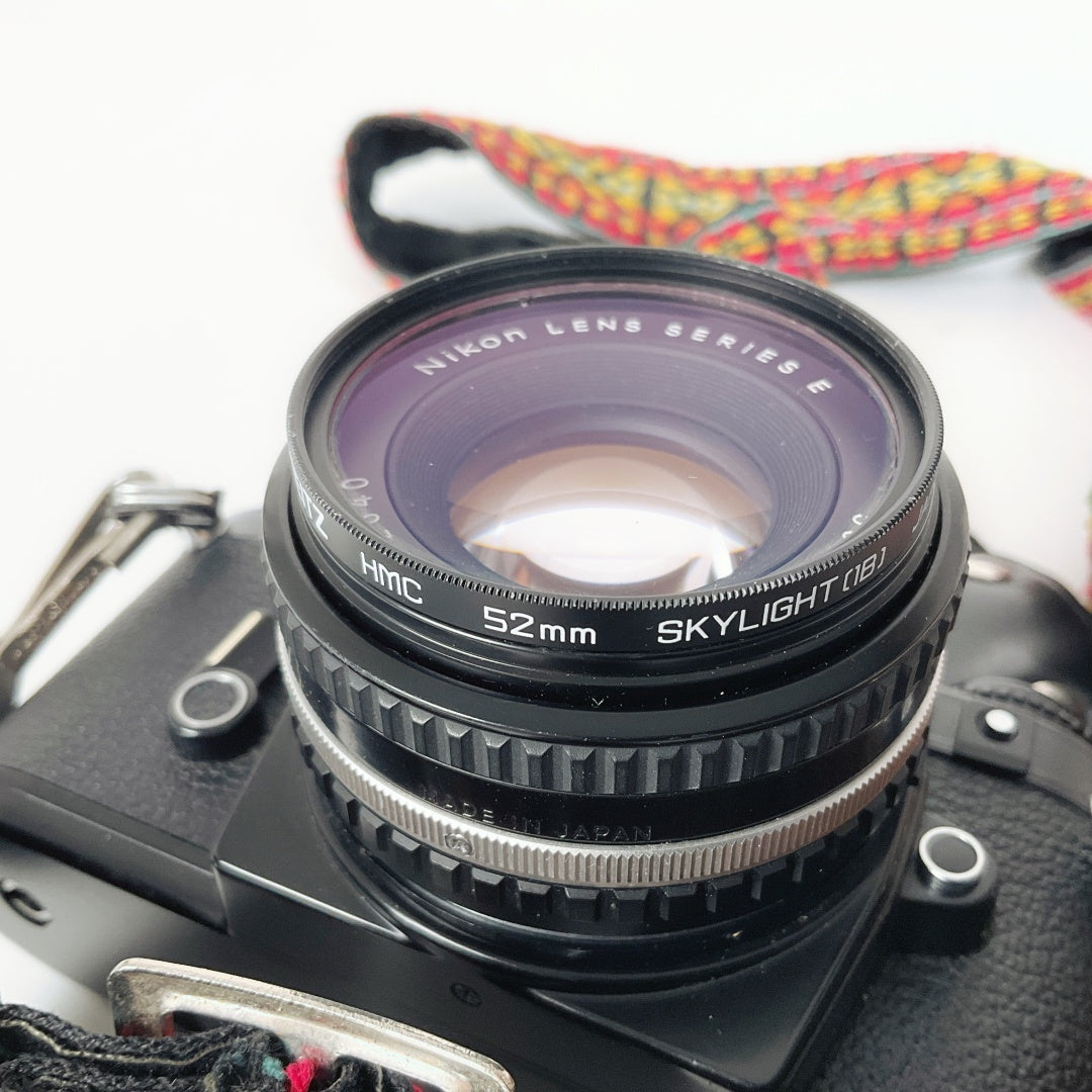 Nikon EM 35mm Film Camera + Nikon Series E 50mm f/1.8 Lens