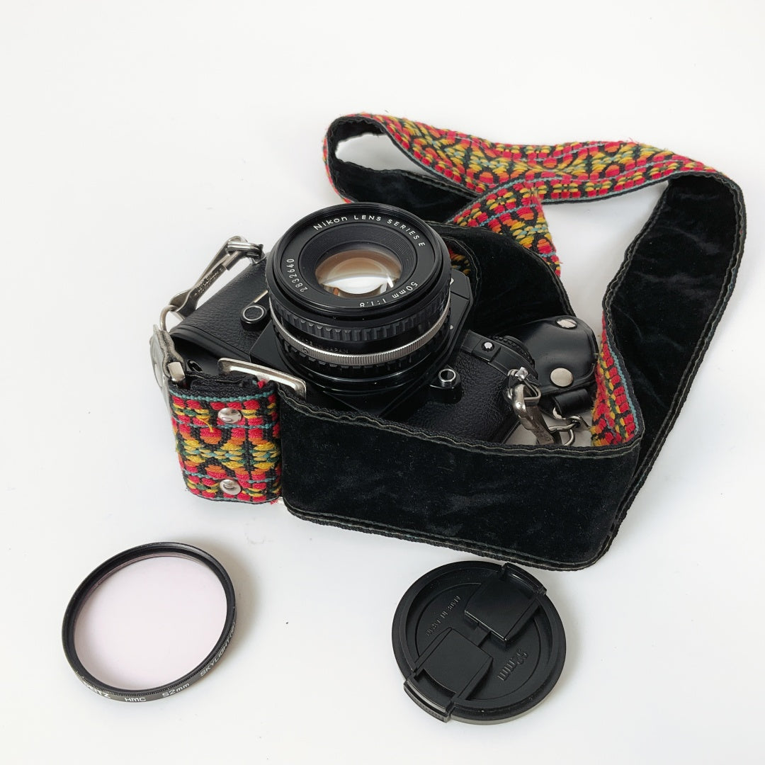 Nikon EM 35mm Film Camera + Nikon Series E 50mm f/1.8 Lens