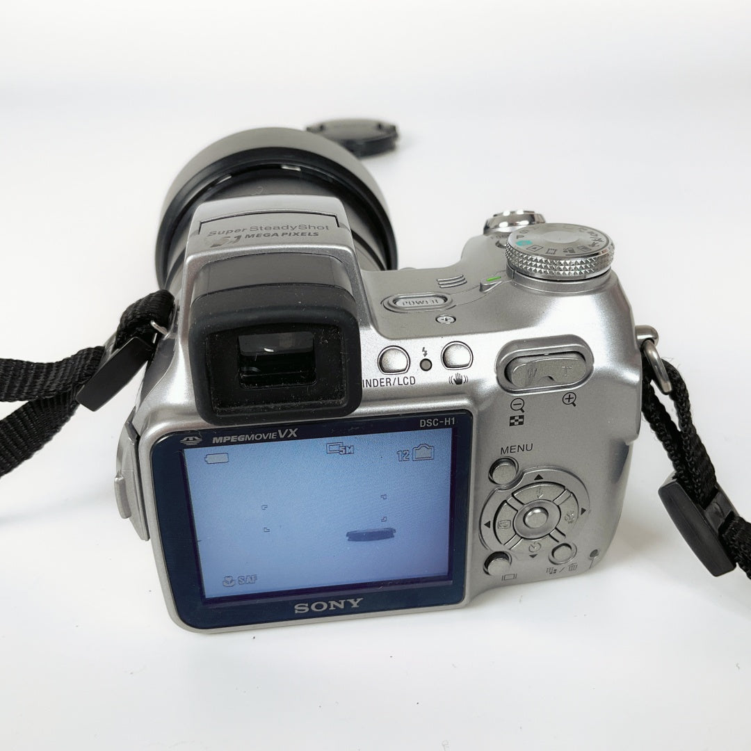 Sony DSC-H1 5.1MP Digital Camera – 12x Zoom, Image Stabilisation