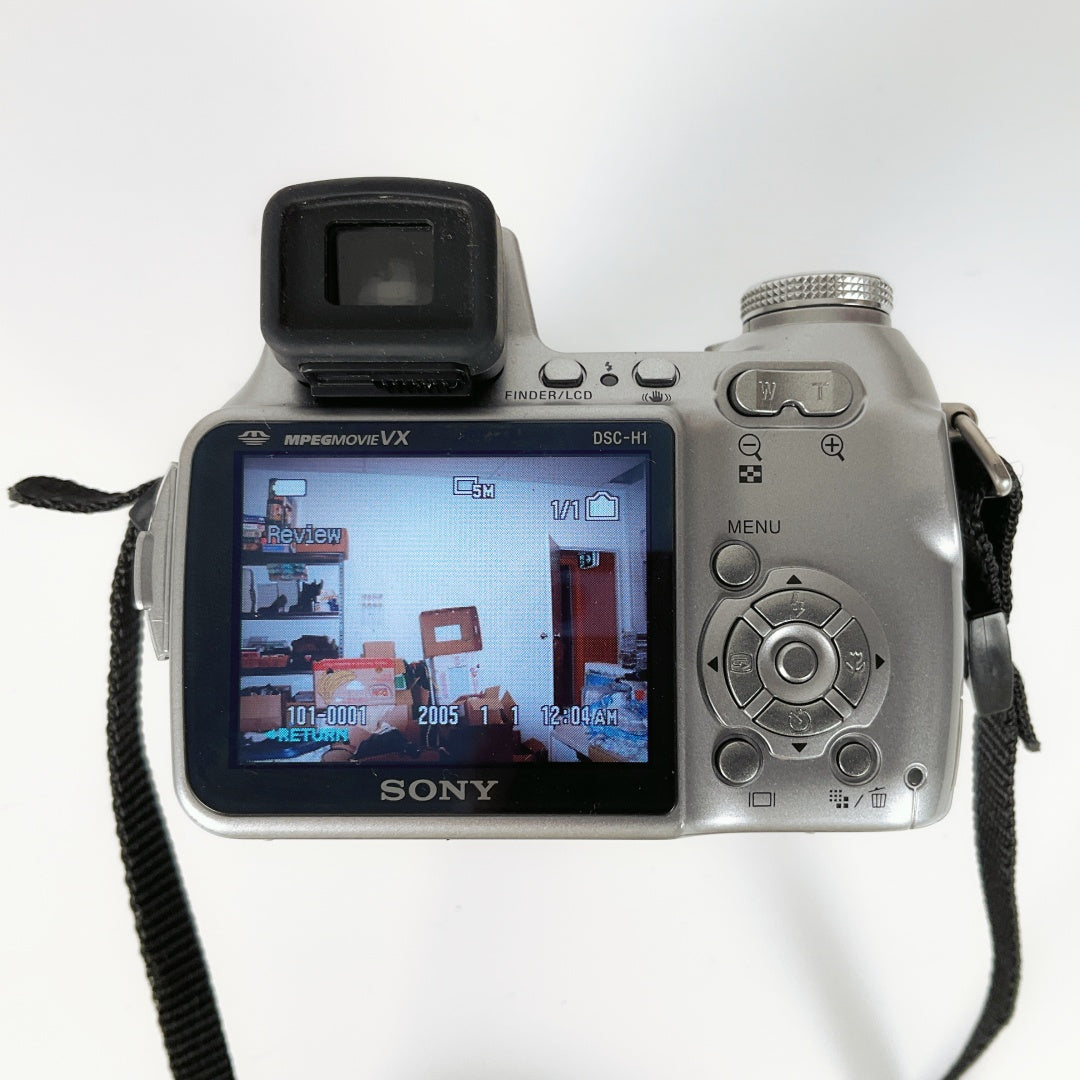 Sony DSC-H1 5.1MP Digital Camera – 12x Zoom, Image Stabilisation