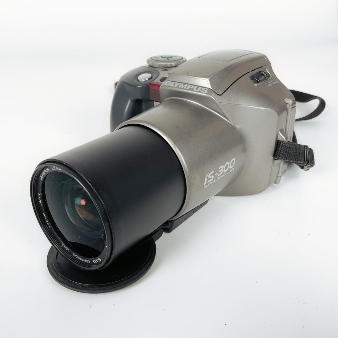 Olympus IS-300 35mm Film Camera with Built-in Zoom Lens – All-in-One SLR Style