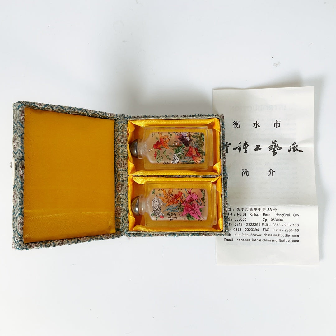 Chinese Snuff Bottle Set