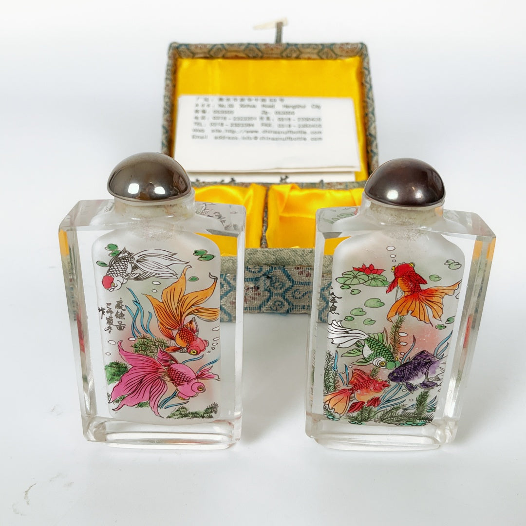 Chinese Snuff Bottle Set