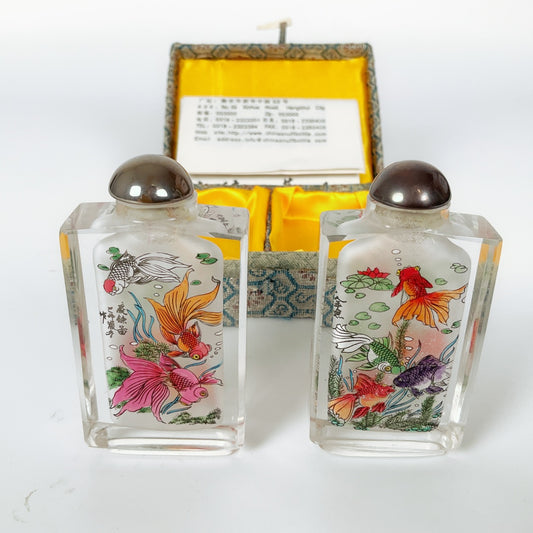 Chinese Snuff Bottle Set