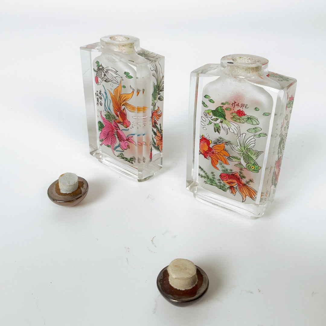 Chinese Snuff Bottle Set