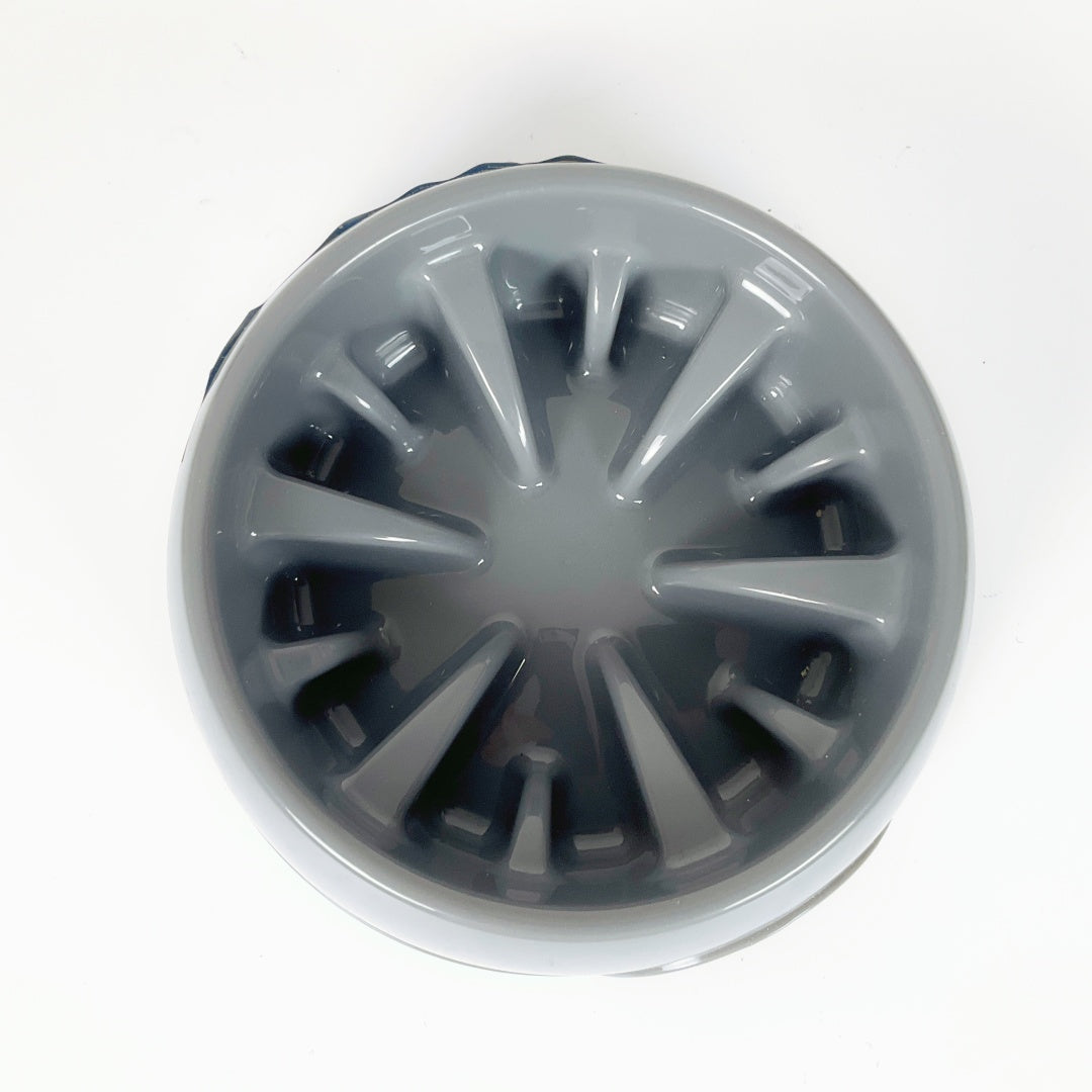 TRIXIE Slow Feeding Bowl – Grey – 16cm