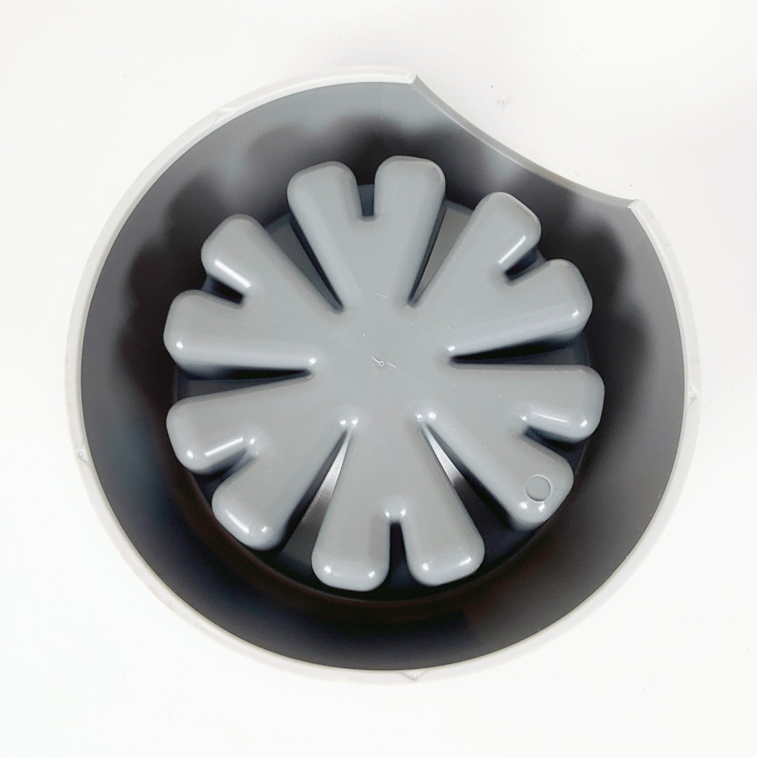 TRIXIE Slow Feeding Bowl – Grey – 16cm