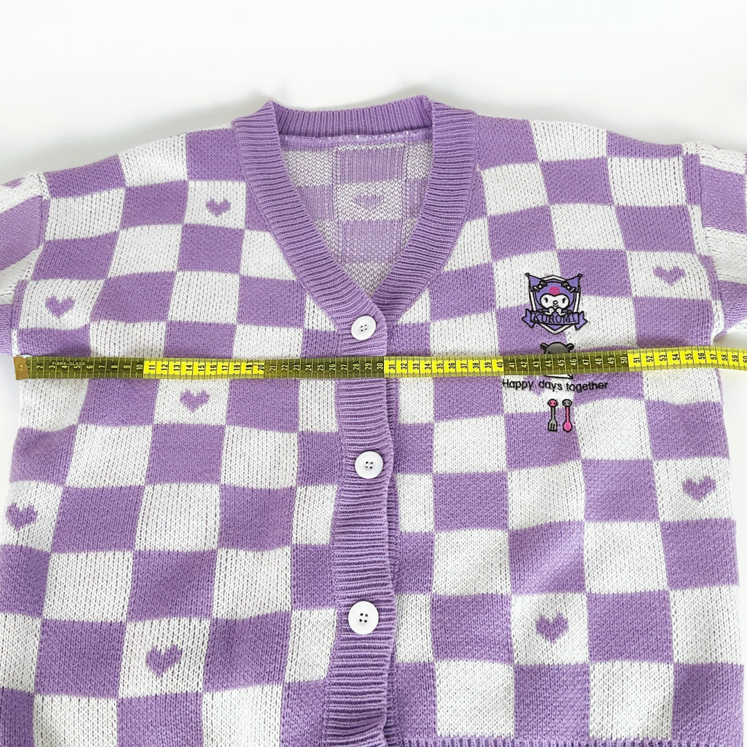 Kuromi - Knitted Cardigan