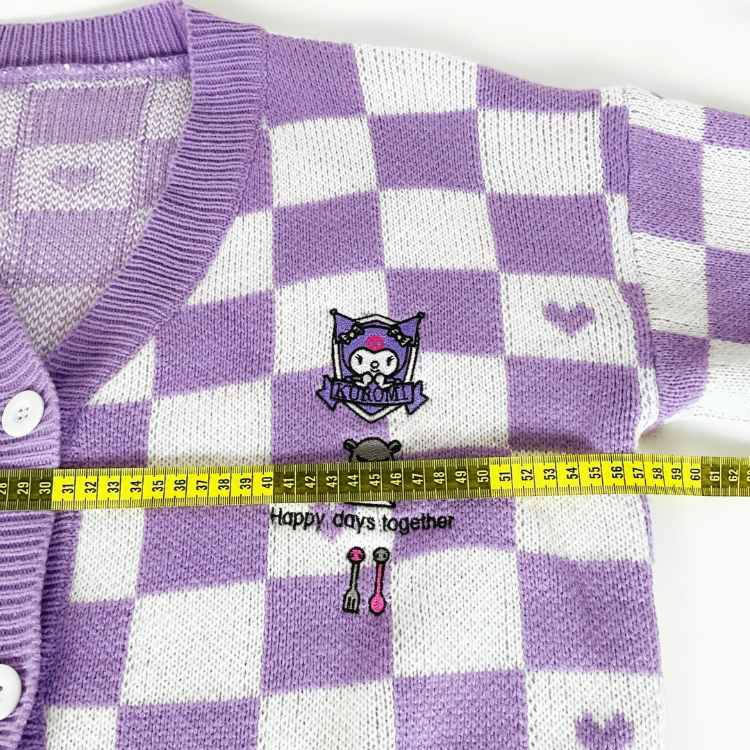 Kuromi - Knitted Cardigan