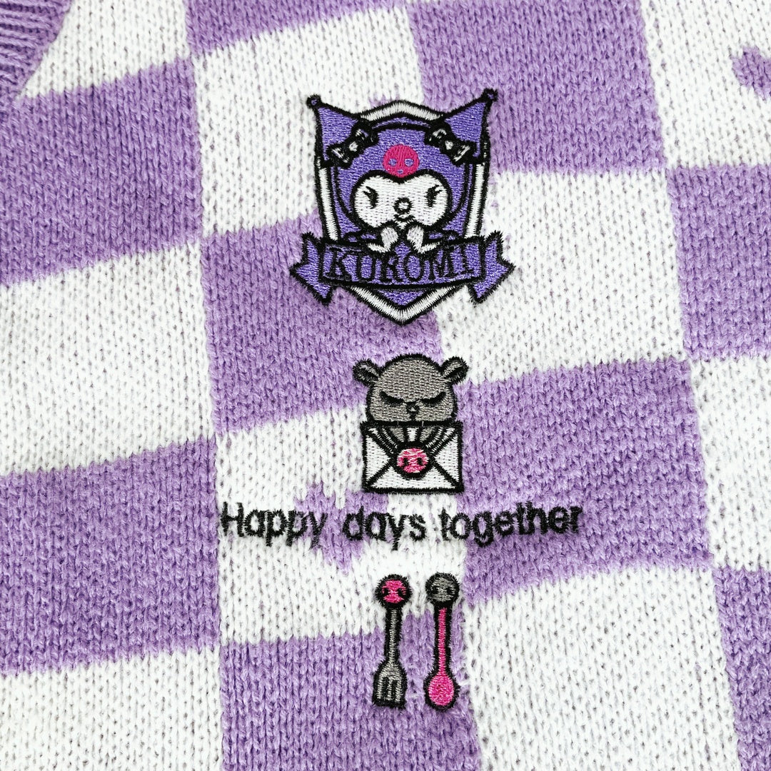 Kuromi - Knitted Cardigan