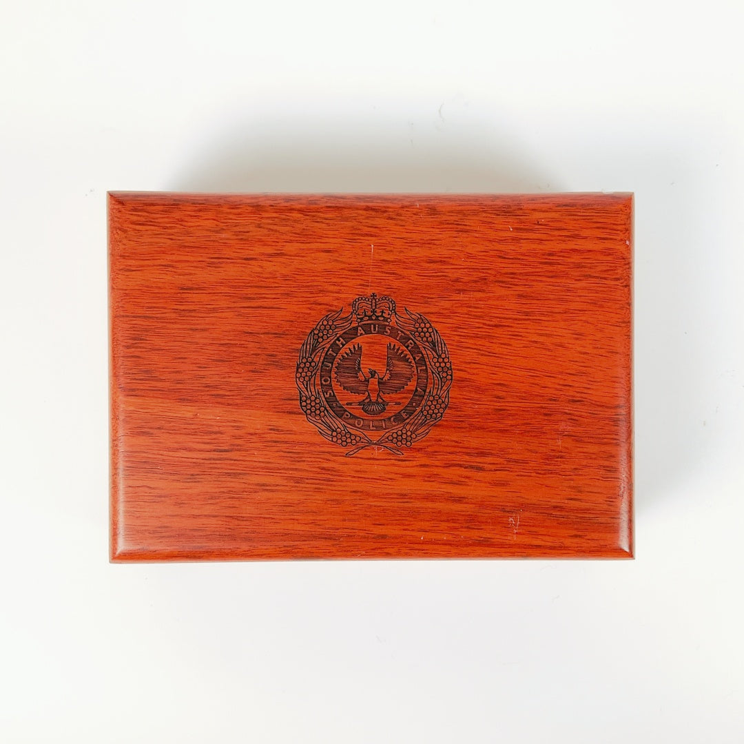 South Australia Police Wooden Wine Accessories Gift Set – Corkscrew Bottle Stopper Set