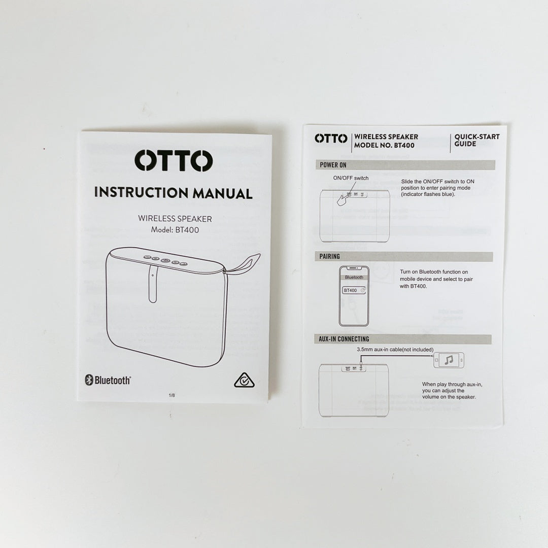 Otto Wireless Speaker BT400 (With Built-in Microphone)