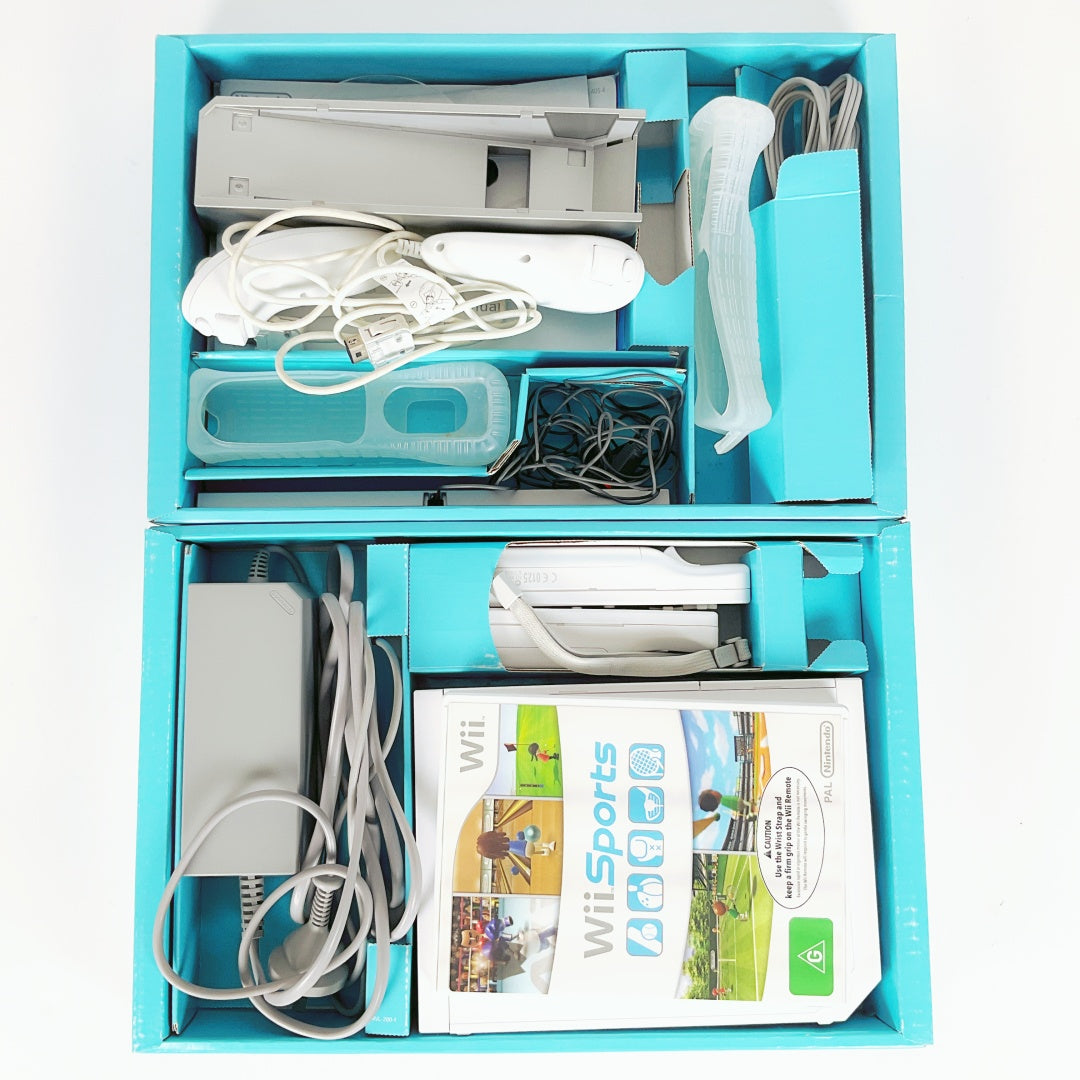 Nintendo Wii Console White – Controller Bundle + Wii Sports